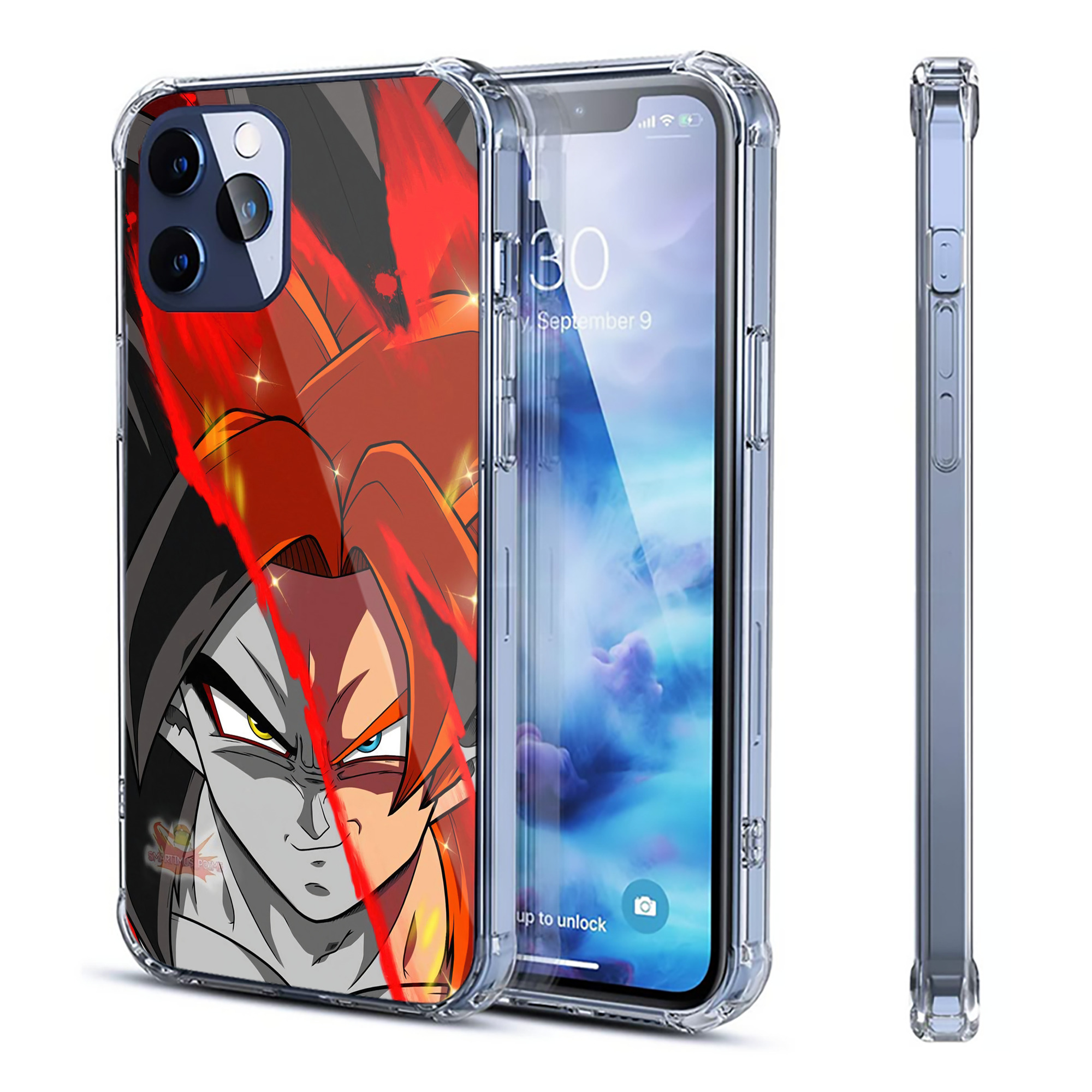 （画像用） ドラゴンボール DRAGON BALL 【iPhone 12シリーズ対応】透明スマホケース（クリアソフトケース）